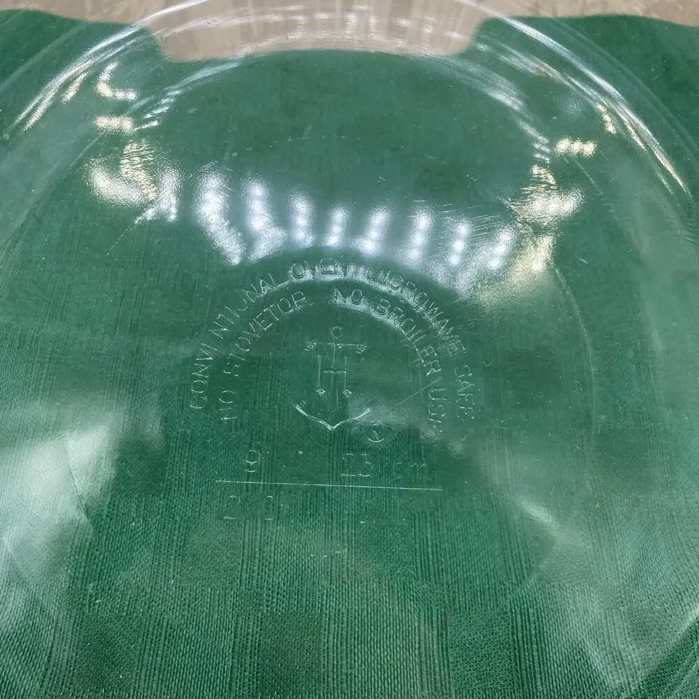 Anchor Hocking 2 Qt Round Glass Casserole Dish Oven & Microwave Safe Clear